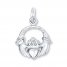 Claddagh Charm Sterling Silver