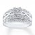 Diamond Bridal Set 1/2 ct tw Round-cut 10K White Gold