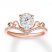 Diamond Engagement Ring 3/8 ct tw Round-cut 14K Rose Gold