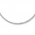 Rope Necklace 14K White Gold 18" Length