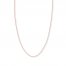 24" Snake Chain 14K Rose Gold Appx. 1mm