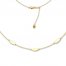 Disc Choker Necklace 14K Yellow Gold