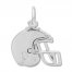 Football Helmet Charm Sterling Silver