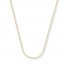 Wheat Chain Necklace 14K Yellow Gold 18" Length