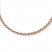 Rope Necklace 14K Rose Gold 24" Length