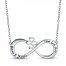 AYLLU Infinity Necklace Sterling Silver 18"