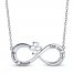 AYLLU Infinity Necklace Sterling Silver 18"