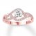 Diamond Engagement Ring 5/8 ct tw Round-cut 14K Rose Gold