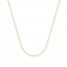 Bead Chain Necklace 14K Yellow Gold 18" Length