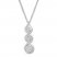 Diamond Necklace 1/2 ct tw Round-cut 10K White Gold