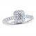 THE LEO Ideal Cut Diamond Engagement Ring 3/4 ct tw 14K White Gold