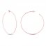 Large Hoop Earrings 14K Rose Gold 60mm