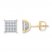 Men's Diamond Earrings 1/2 ct tw Round-Cut 10K Yellow Gold