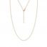 16" Adjustable Square Wheat Chain 14K Yellow Gold Appx. .85mm