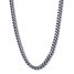Men's Foxtail Chain Necklace Stainless Steel 30"