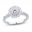 Diamond Engagement Ring 1 ct tw Round-cut 14K White Gold