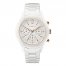 Caravelle by Bulova Women's White Ceramic Chronograph Watch 45L174