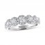 Leo Diamond Anniversary Ring 3/4 ct tw 14K White Gold