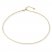 Crisscross Chain Adjustable Length 14K Yellow Gold