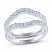 THE LEO Ideal Cut Diamond Enhancer Band 3/4 ct tw 14K White Gold