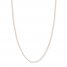 Adjustable 22" Rope Chain 14K Rose Gold Appx. 1.05mm