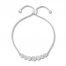 Diamond Bolo Bracelet 1 ct tw 10K White Gold