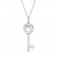 Disney Treasures Minnie Mouse Diamond Necklace 1/20 ct tw Round-Cut Sterling Silver/10K Rose Gold 17"