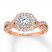 Neil Lane Engagement Ring 7/8 ct tw Diamonds 14K Two-Tone Gold