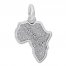 Africa Charm Sterling Silver