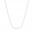 Cable Chain 14K White Gold 18" Length