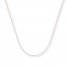 Cable Chain Necklace 14K Rose Gold 16" Length