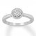 Diamond Ring 1/4 ct tw Round-cut 10K White Gold