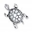 Turtle Pin Sterling Silver