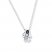 Young Teen Penguin Necklace Diamond Accents Sterling Silver