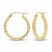 Hoop Earrings 14K Yellow Gold 20mm