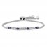 Lab-Created Sapphire Bolo Bracelet Sterling Silver