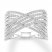 Diamond Ring 3/4 ct tw Round-cut 10K White Gold