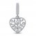 True Definition Family Tree Charm with Diamonds Sterling Silver