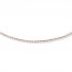 Adjustable Necklace 14K Rose Gold 20" Length