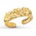 Plumeria Toe Ring 14K Yellow Gold