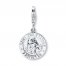 St. Christopher Medal Sterling Silver Charm
