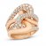 Le Vian Red Carpet Diamond Ring 2-1/3 ct tw 14K Strawberry Gold