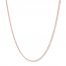 Perfectina Chain Necklace 14K Rose Gold 18 Length