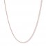 Perfectina Chain Necklace 14K Rose Gold 18 Length