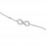 Infinity Bracelet 14K White Gold