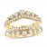 Leo Diamond Enhancer Band 1 ct tw Round-cut 14K Yellow Gold