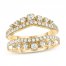 Leo Diamond Enhancer Band 1 ct tw Round-cut 14K Yellow Gold