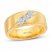 Men's First Light Diamond Wedding Band 5/8 ct tw Round-cut 14K Yellow Gold