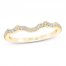 First Light Diamond Wedding Band 1/5 ct tw Round-cut 14K Yellow Gold