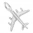 Airplane Charm Sterling Silver